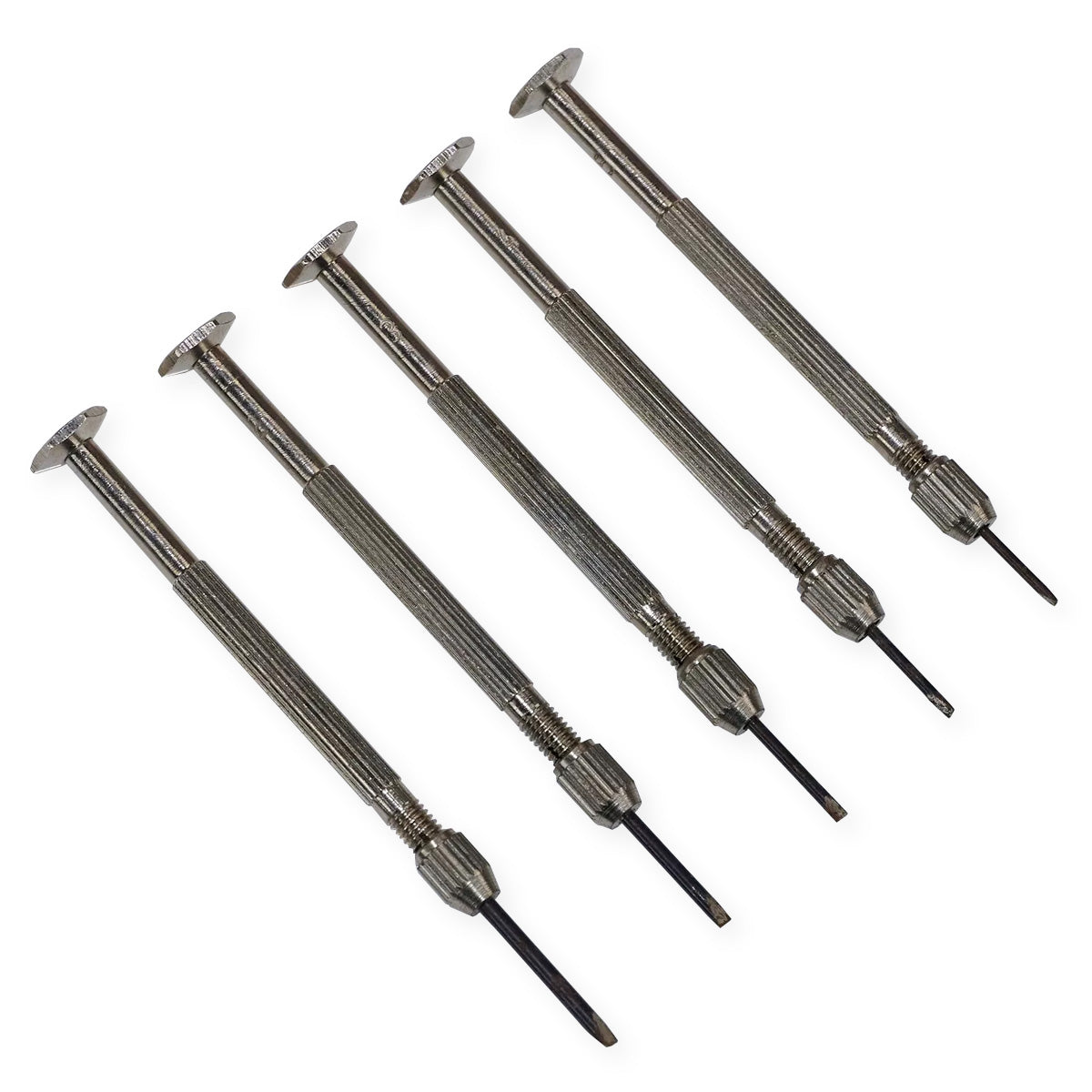 5x Set Of Watch Screwdrivers For Repairing Watches Watchmakers Tools